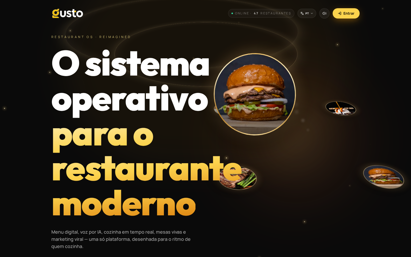 O sistema operativo do teu restaurante.